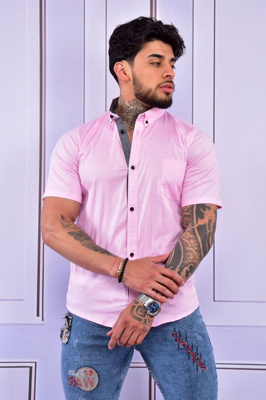 Camisa Unicolor Rosado